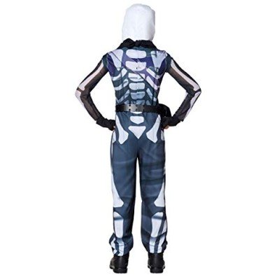 Fantasia Fortnite Skin Skull Trooper Infantil Luxo   