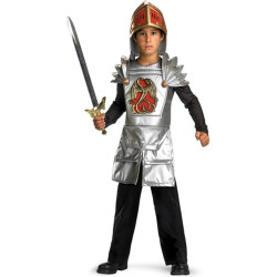 Fantasia Guerreiro Medieval Infantil Luxo