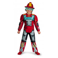 Fantasia Heatwave Rescue Bot Transformers infantil   