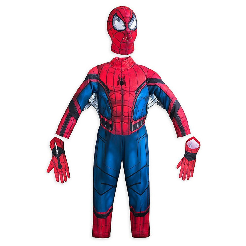 Паук для мальчиков купить. New Kid костюм Спайдер Мэн. Marvel Spider man костюмы Homecoming. Костюм человека паука Disney. Костюм Spider Homecoming Suit.