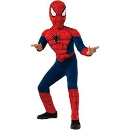 Fantasia Homem Aranha Infantil com Músculos e Luz Luxo Fantasia Homem Aranha Infantil com Músculos e Luz Luxo
