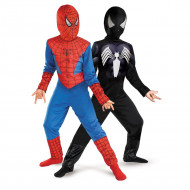 Fantasia Homem Aranha Infantil Dupla Face