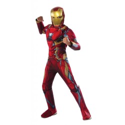 Fantasia homem de Ferro Guerra Civil Infantil Luxo Fantasia homem de Ferro Guerra Civil Infantil Luxo