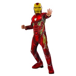 Fantasia Homem de Ferro Guerra Infinita Infantil Luxo
