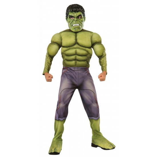 Fantasia Hulk Os Vingadores 2 Era de Ultron Músculos Infantil Fantasia Hulk Os Vingadores 2 Era de Ultron Músculos Infantil
