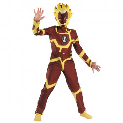 Fantasia Infantil Ben 10 Heat Blast Chama Luxo