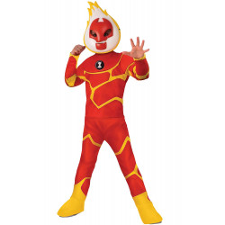 Fantasia Infantil Ben 10 HeatBlast Chama New