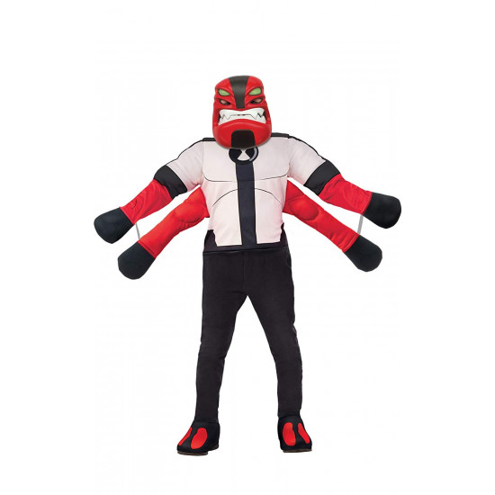 Fantasia Infantil Ben 10 Quatro Braços New Fantasia Infantil Ben 10 Quatro Braços New