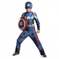 Fantasia Infantil Capitão América Luxo Os Vingadores