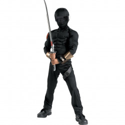 Fantasia Infantil GI Joe Snake Eyes com Músculos