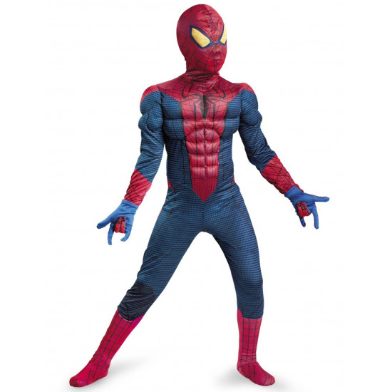 Fantasia Infantil Homem Aranha com Músculos Fantasia Infantil Homem Aranha com Músculos