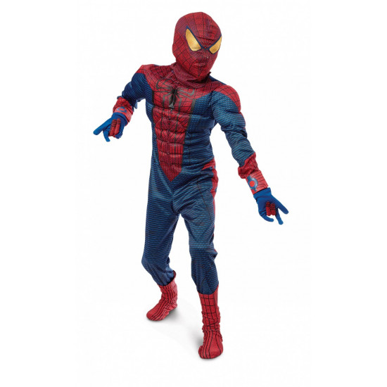 Fantasia Infantil Homem Aranha com Músculos Fantasia Infantil Homem Aranha com Músculos