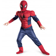 Fantasia Infantil Homem Aranha com Músculos Elite