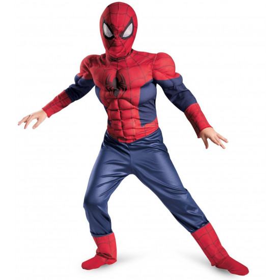 Fantasia Infantil Homem Aranha com Músculos Elite Fantasia Infantil Homem Aranha com Músculos Elite