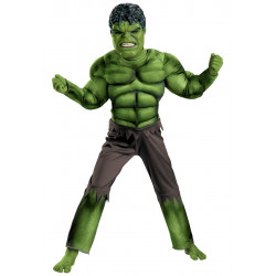 Fantasia Infantil Incrível Hulk com Músculo Luxo