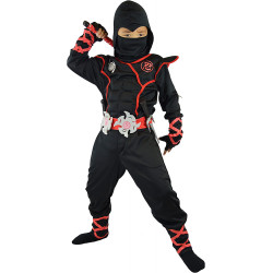 Fantasia Infantil Ninja Estrela Luxo