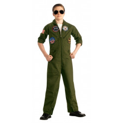 Fantasia Infantil Piloto da Força Aérea Americana Top Gun