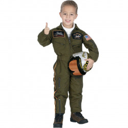 Fantasia Infantil Piloto da Força Aérea Americana Top Gun Luxo