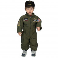 Fantasia Infantil Piloto de Caça da Força Aérea Americana Luxo