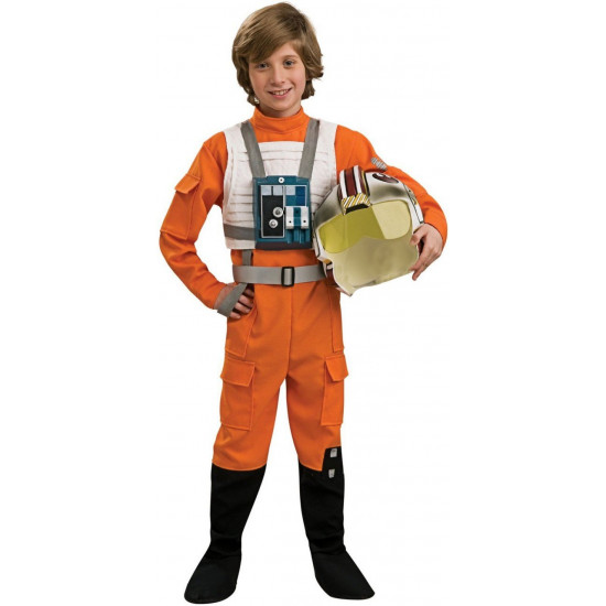 Fantasia Infantil Piloto X-Wing Star Wars Clone Wars Fantasia Infantil Piloto X-Wing Star Wars Clone Wars