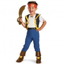 Fantasia Infantil Pirata Jake Luxo da Terra do Nunca