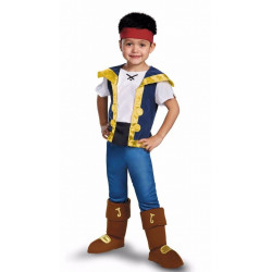 Fantasia Infantil Pirata Jake Luxo da Terra do Nunca