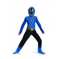 Fantasia Infantil Power Rangers Azul Samurai