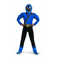 Fantasia Infantil Power Rangers Ranger Azul Samurai