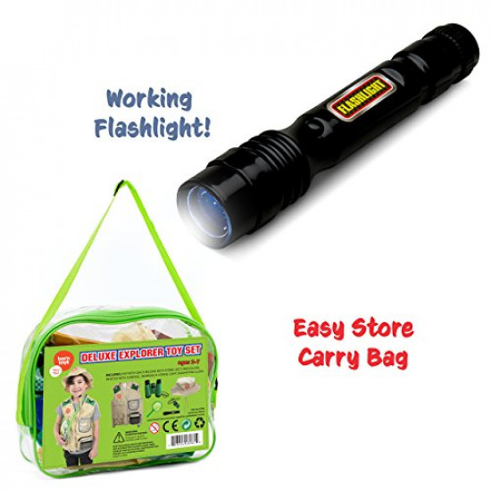 Fantasia Infantil Safári Explorador Luxo