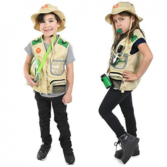 Fantasia Infantil Safári Explorador Luxo