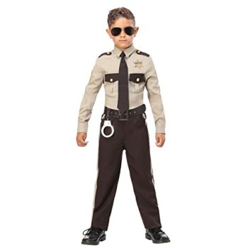 Fantasia Infantil Sheriff Policial Luxo