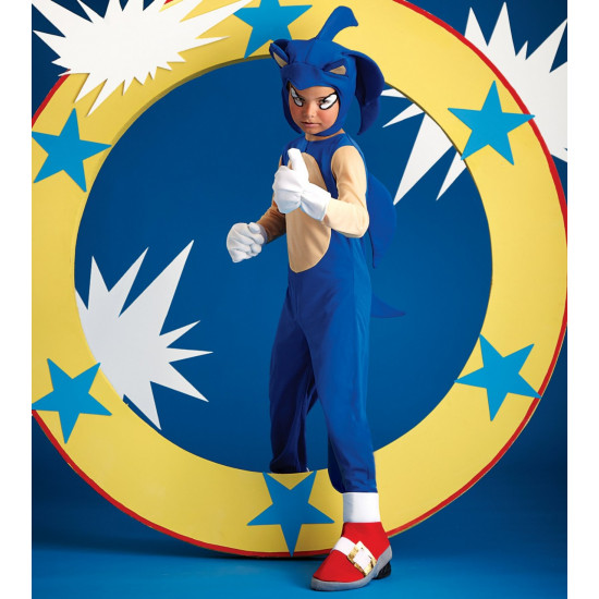 Fantasia Infantil Sonic the Hedgehog Luxo Fantasia Infantil Sonic the Hedgehog Luxo