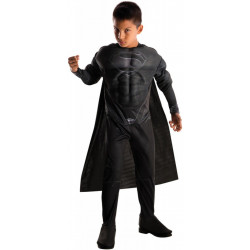Fantasia Infantil Super Homem de Aço Preto