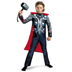 Fantasia Infantil Thor com Músculos Os Vingadores Luxo