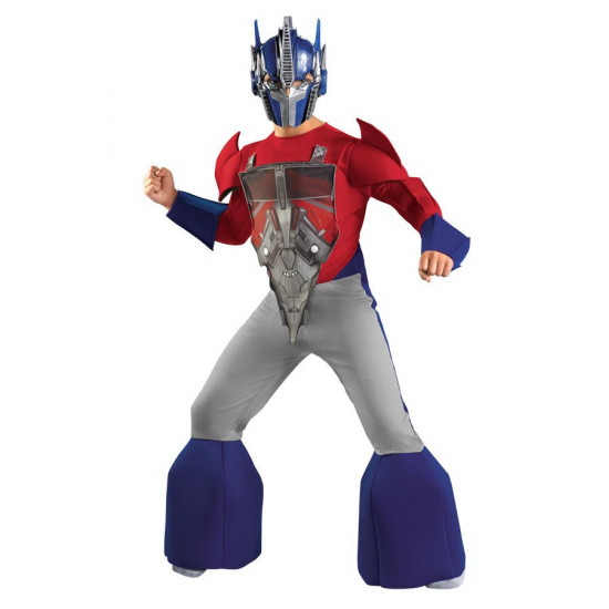 Fantasia Infantil Transformers Animado Optimus Prime Luxo Fantasia Infantil Transformers Animado Optimus Prime Luxo