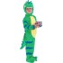 Fantasia Jacaré Infantil  Bebê Luxo Verde Azul