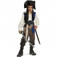 Fantasia Jack Sparrow Infantil Piratas do Caribe Luxo