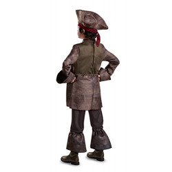 Fantasia Jack Sparrow Piratas do Caribe Luxo Infantil POTC5
