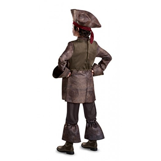 Fantasia Jack Sparrow Piratas do Caribe Luxo Infantil POTC5 Fantasia Jack Sparrow Piratas do Caribe Luxo Infantil POTC5