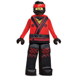 Fantasia Kai Ninjago Lego Luxo Infantil Filme