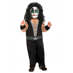 Fantasia Kiss Catman Peter Criss Luxo Bebê Infantil