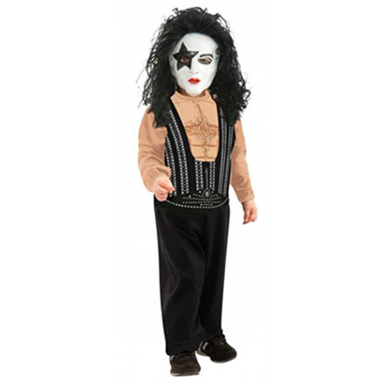 Fantasia Kiss Starchild Paul Stanley Luxo Bebê Infantil