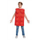 Fantasia Lego Vermelho Infantil