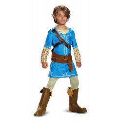 Fantasia Link Lenda da Zelda Sopro da Natureza Infantil Luxo