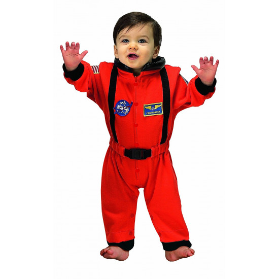 Fantasia Macacão de Astronauta Infantil Laranja Fantasia Macacão de Astronauta Infantil Laranja