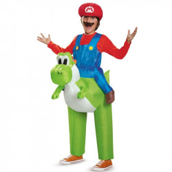 Fantasia Mario e Yoshi Infantil Inflável