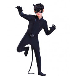Fantasia Miraculous Gato Infantil Luxo