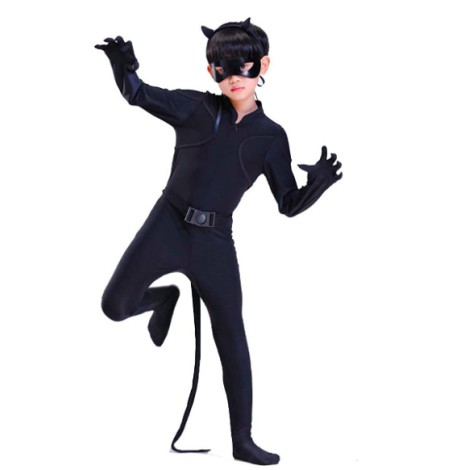 Fantasia Miraculous Gato Infantil Luxo Fantasia Miraculous Gato Infantil Luxo