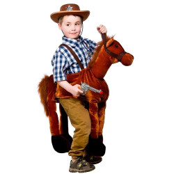 Fantasia Montar Cavalo Cowboy Infantil