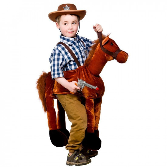 Fantasia Montar Cavalo Cowboy Infantil